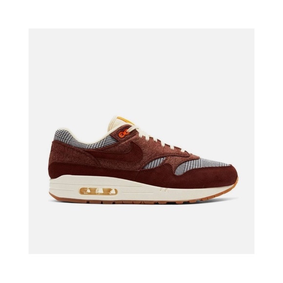 Nike Other - NIKE Men's Air Max 1 Houndstooth in the Bronze Eclipse Suede US 11.5